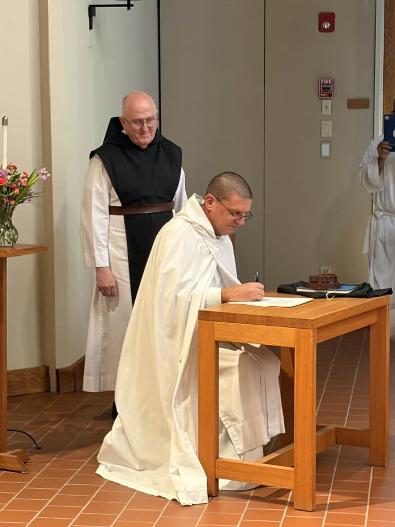 First Profession of Monastic Vows of Fr Stephen